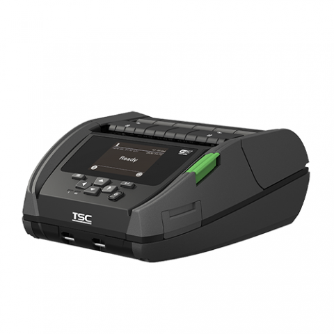 TSC Alpha-40L - impresora móvil de etiquetas de 4 pulgadas en configuración de referencia