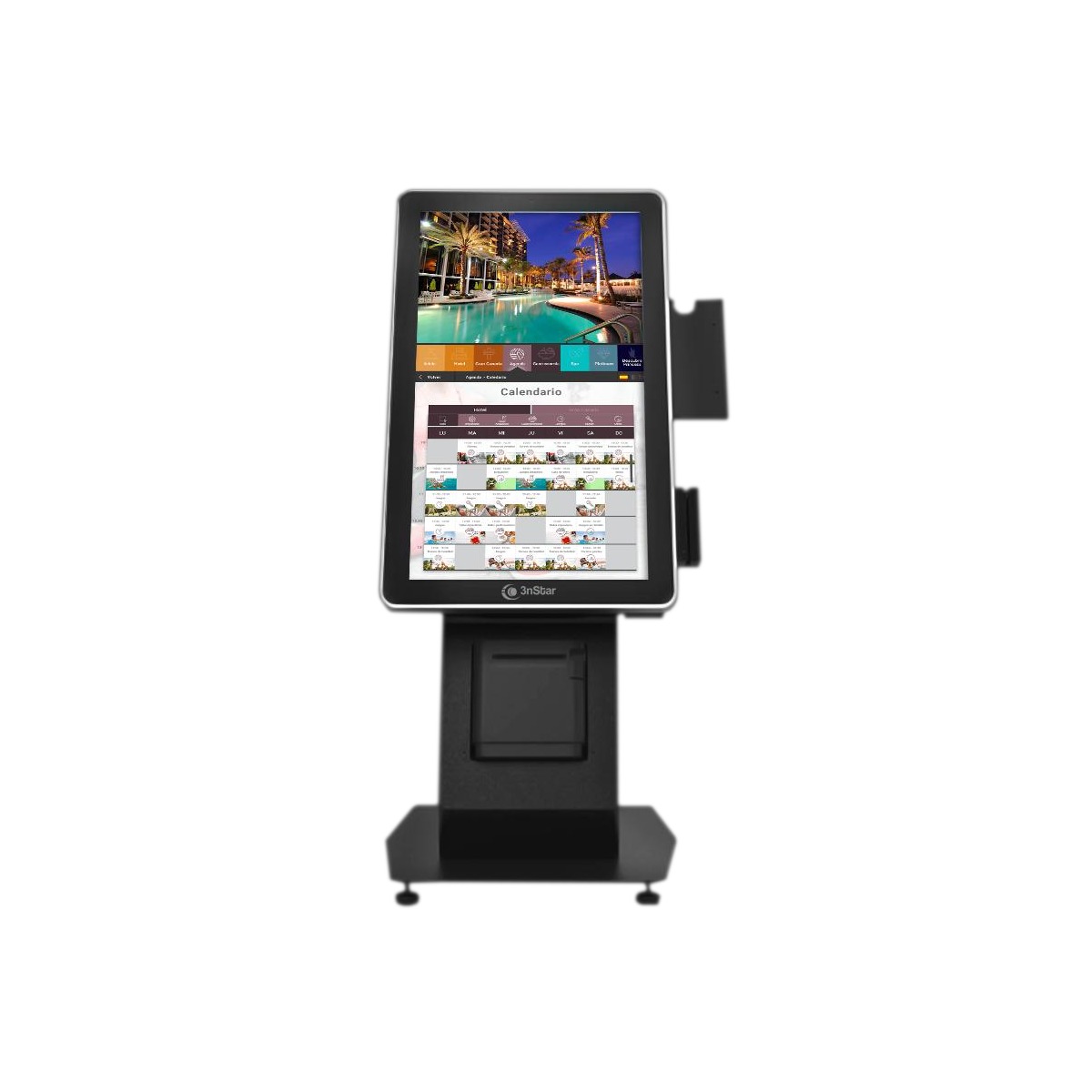 3nStar K21 J6412 - kiosco de autoservicio táctil Full HD - vista oficial del equipo